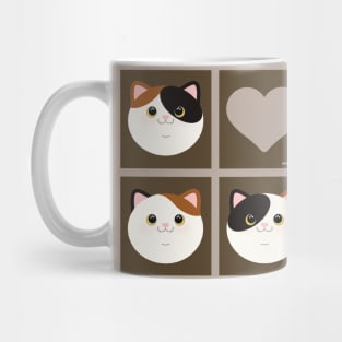 Love Calico Cats Mug